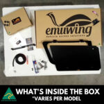Emuwing Gullwing Window Kit for Toyota Land Cruiser Prado 90 Series