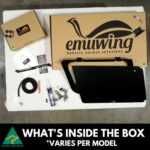 Emuwing Gullwing Window Kit installed on Toyota Land Cruiser 100/105 Series and Lexus LX470 (1998-2007)