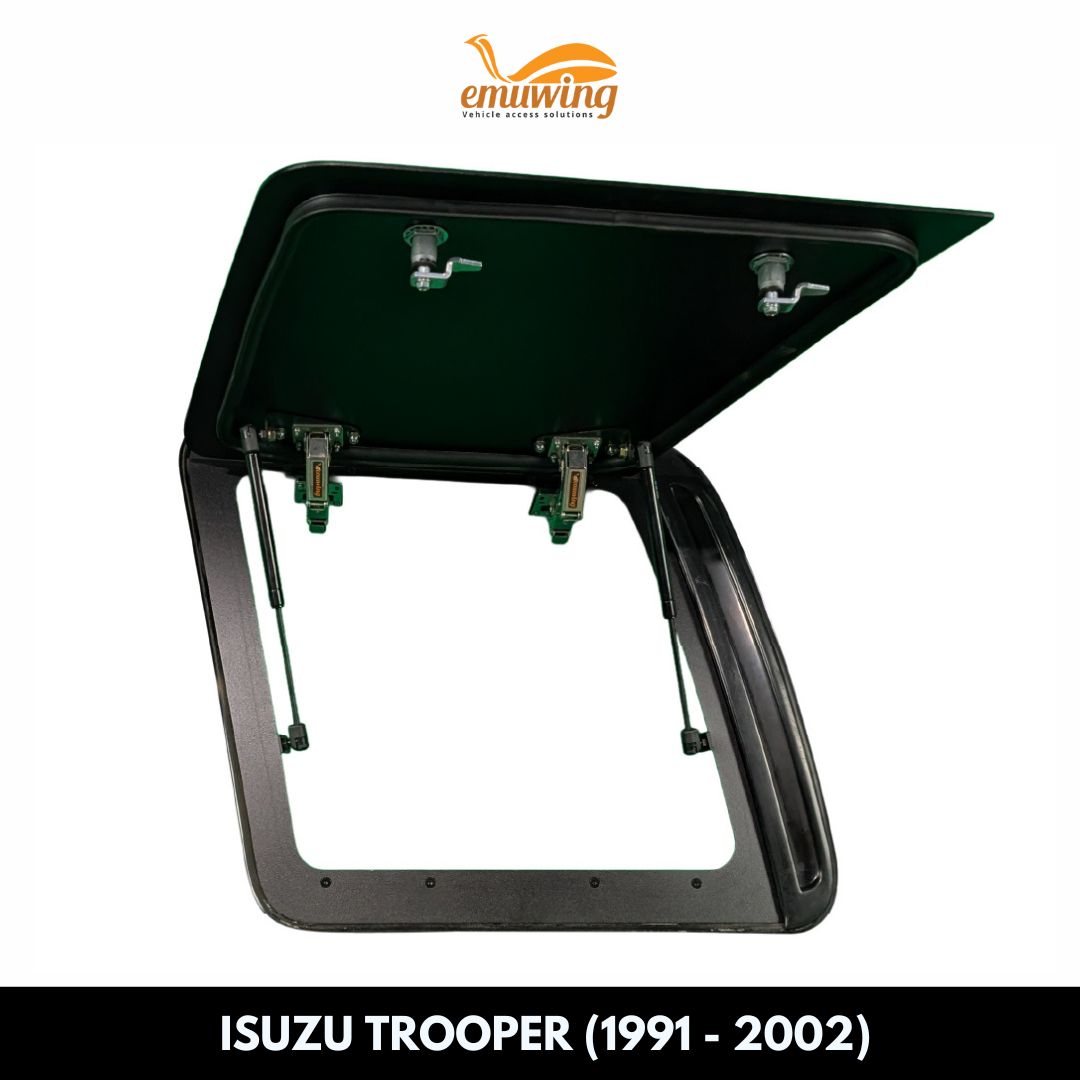 trooper-white-BG.jpg Gullwing Window - Isuzu Trooper, Holden Jackaroo/Monterey, Honda Acura SLX 1991 - 2002 - Image 1